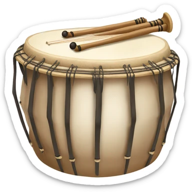 Two Tabla instrument sticker