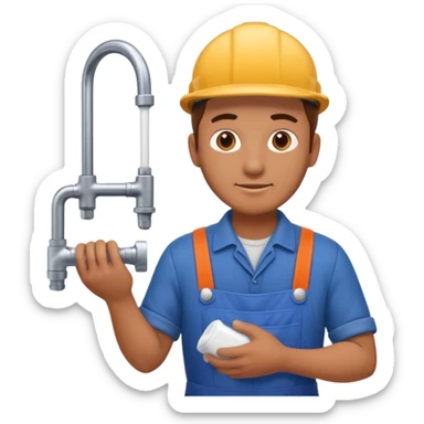 call plumber to fix sink sticker