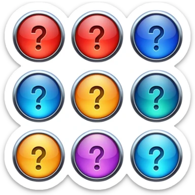 OPTIONS WITH QUESTION sticker