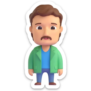 draw pedro pascal sticker
