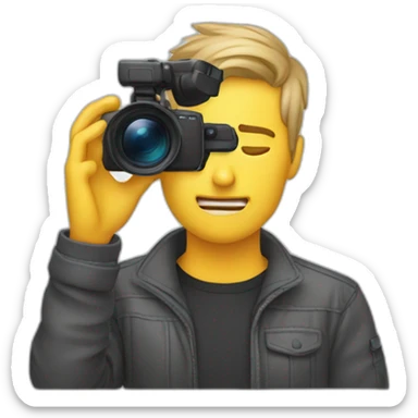 Videographer’s facepalm sticker