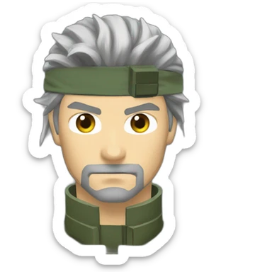 solid Snake metal gear sticker