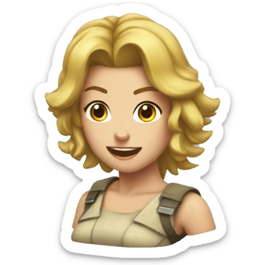 janna the earthquake started sticker