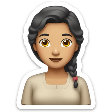 Pilipino woman sticker
