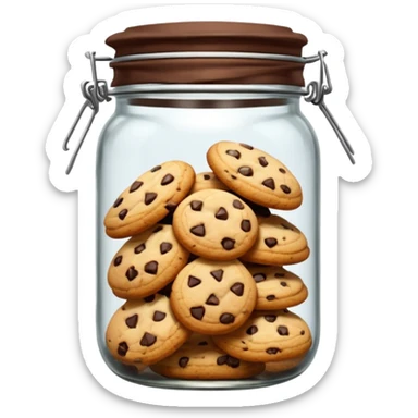 cookies in jar sticker