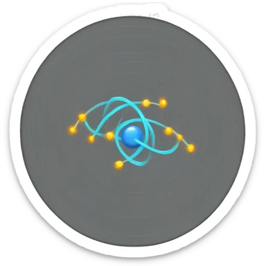 Magnetic field  sticker