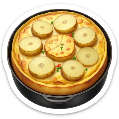 traditional spanish omelette sticker