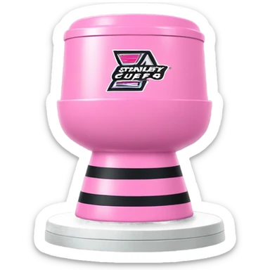 pink Stanley remote big cup   sticker