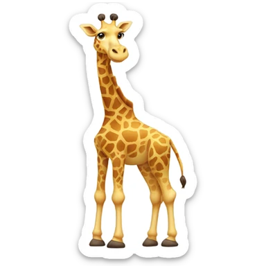 Giraffe giving thumbs up  sticker