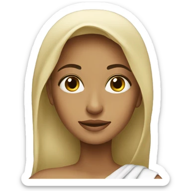 a Arab girl blonde  sticker