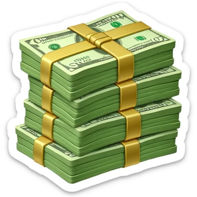Millions of dollars sticker