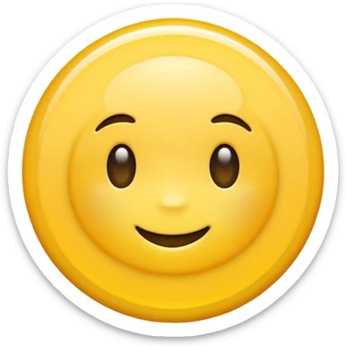 a yellow button look alike youtube logo with gradiant effect and darker outline it will be used for showing something or as starting button  sticker