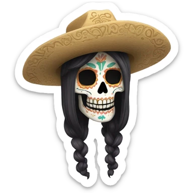 Calavera de muerte sticker