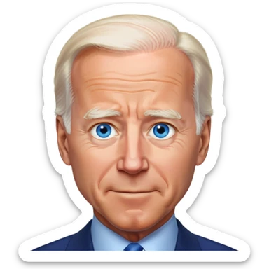 Joe Biden blue eyes sticker