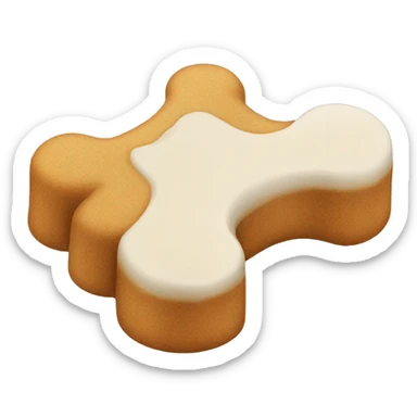 Dog treat bone sticker