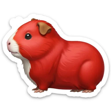 guineapig heart sticker