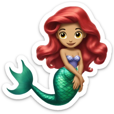 Ariel the Little Mermaid sticker