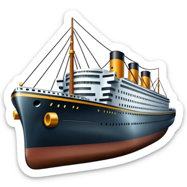 a titanic vessel sticker