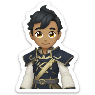 Focalors genshin sticker