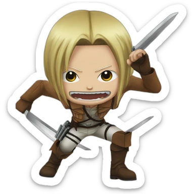 Attack on titan sticker