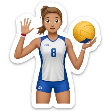 Volleyball Player sticker
