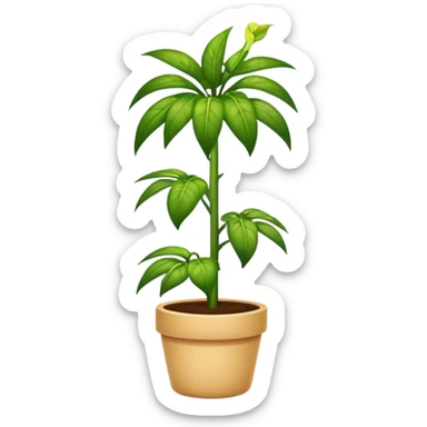 plants stand  sticker