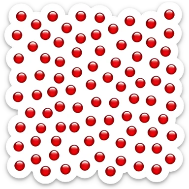 red glitter anonymous sticker