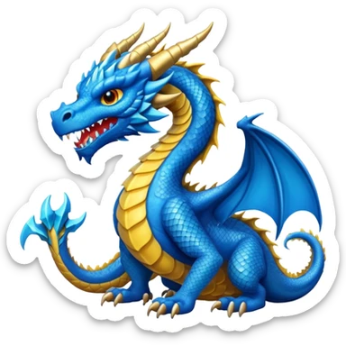 Ejderha blue sticker