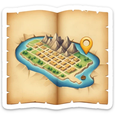 Ubicación mapa sticker