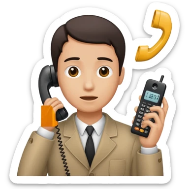 picking up a call that has its signal mixed sticker