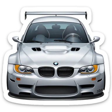 Make BMW M3 GTR 2005 emoji in detailed! sticker