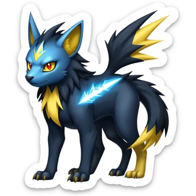 Manectric-Luxray-hybrid-creature sticker