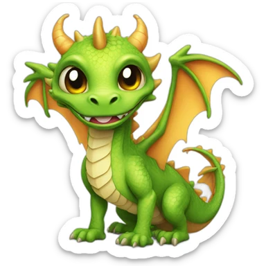 dragon cute Surrealism sticker