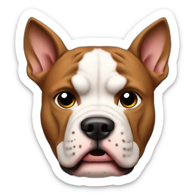 Arsenal football club angry pitbull sticker