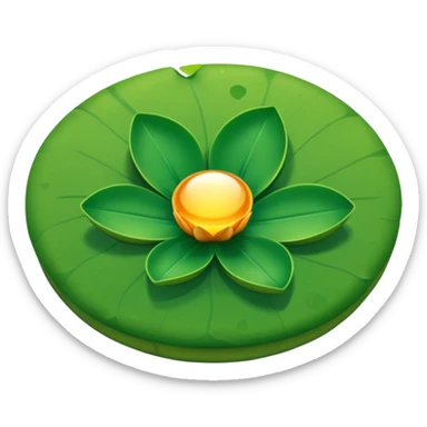 Lily pad only sticker