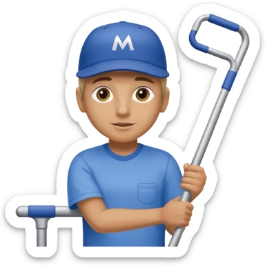 Rider holding grab bar,Metro Riders,with metro rail inside sticker