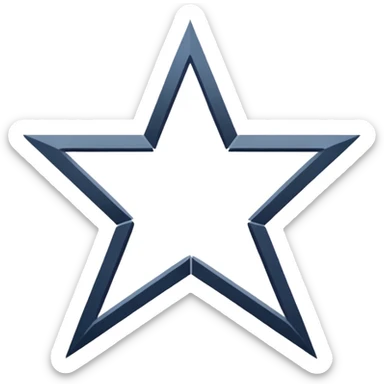 Generate me like a broken star in half or maybe three pieces but so people still can see it’s a star lie make it white outline and empty inside and same thing with a star make two emojis sticker