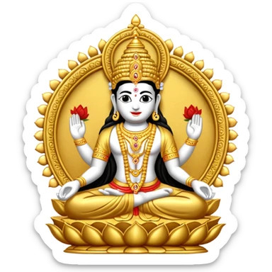 Venkateshwara swamy namam sticker