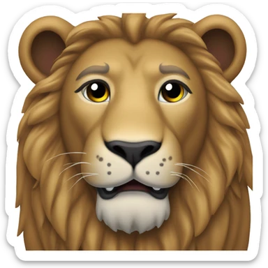 a lion with a fc barcelona 24/25 jersey sticker