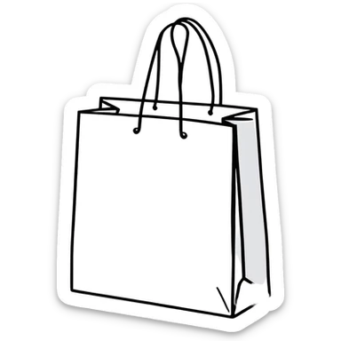 Gift bag sticker