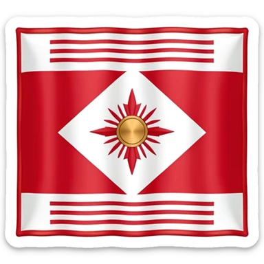Anceint assyrian flag sticker