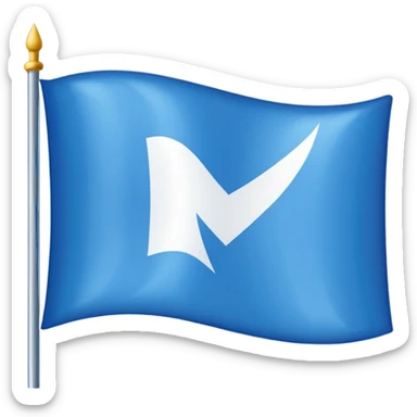 I want to create my own flag. That looks like a verified badge for Instagram. sticker