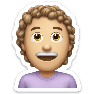 Message text saying “oui tu peux” sticker