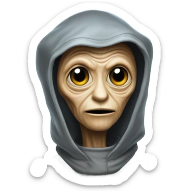 Extraterrestrial ET from ET  sticker