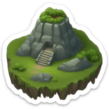 semetary haunted mound sticker