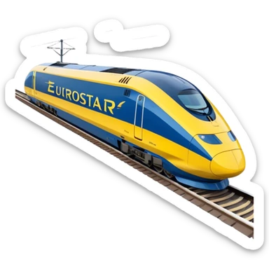 Eurostar - Eurostar International (Model Year: 2020) (Iconic colour: Blue and yellow) sticker