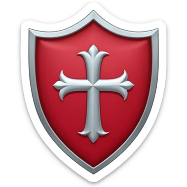 brasão sangrando medieval rosa de sangue vermelha sticker