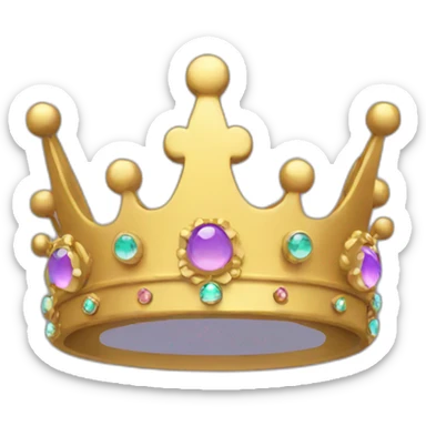 Crown that is glitched sticker