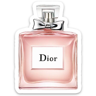 Dior perfume sticker