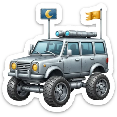 Moon Rover sticker